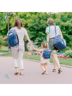 BabyMoov Luiertas "Oasis" Blauw - (B)44 X (H)29 X (D)20 Cm -Gstar Kleding Winkel babymoov luiertas oasis blauw b 44 x h 29 x d 20 cm 8