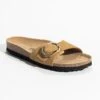 Leren Slippers "Zephyr" Camelkleurig -Gstar Kleding Winkel backsun leren slippers zephyr camelkleurig