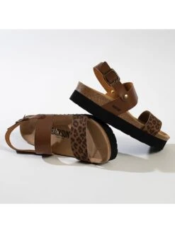 Sandalen "Villa" Bruin -Gstar Kleding Winkel backsun sandalen villa bruin 4
