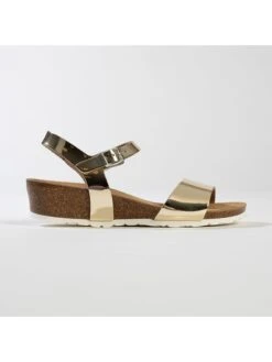 Sleehaksandalen "Calabria" Goudkleurig -Gstar Kleding Winkel backsun sleehaksandalen calabria goudkleurig 1