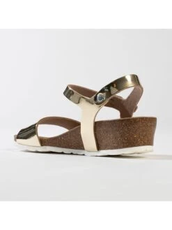 Sleehaksandalen "Calabria" Goudkleurig -Gstar Kleding Winkel backsun sleehaksandalen calabria goudkleurig 2