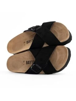 Slippers "Ajax" Zwart -Gstar Kleding Winkel backsun slippers ajax zwart 6