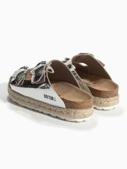 Slippers "Alcee" Zilverkleurig -Gstar Kleding Winkel backsun slippers alcee zilverkleurig 3