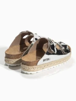 Slippers "Alcee" Zilverkleurig -Gstar Kleding Winkel backsun slippers alcee zilverkleurig 4