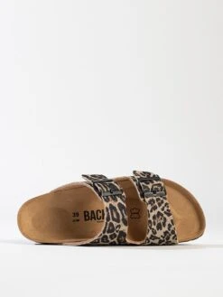 Slippers "Bali" Bruin/zwart -Gstar Kleding Winkel backsun slippers bali bruin zwart 3