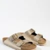 Slippers "Bali" Goudkleurig -Gstar Kleding Winkel backsun slippers bali goudkleurig