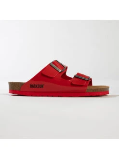 Slippers "Bali" Rood 7 Slippers "Bali" Rood -Gstar Kleding Winkel backsun slippers bali rood 1