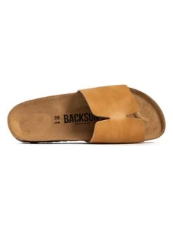 Slippers "Djilo" Camel -Gstar Kleding Winkel backsun slippers djilo camel 3