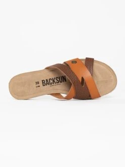 Slippers "Dunin" Bruin -Gstar Kleding Winkel backsun slippers dunin bruin 2
