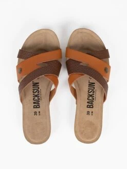 Slippers "Dunin" Bruin -Gstar Kleding Winkel backsun slippers dunin bruin 3