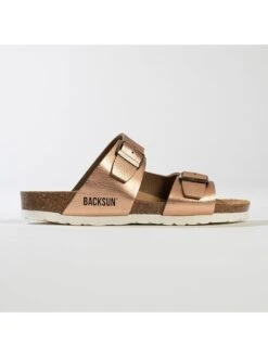 Slippers "Garda" Roségoudkleurig -Gstar Kleding Winkel backsun slippers garda rosegoudkleurig 1