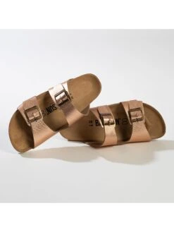 Slippers "Garda" Roségoudkleurig -Gstar Kleding Winkel backsun slippers garda rosegoudkleurig 4