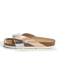Slippers "Mildura" Zilverkleurig/lichtroze -Gstar Kleding Winkel backsun slippers mildura zilverkleurig lichtroze 2
