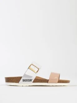 Slippers "Perouse" Lichtroze/wit -Gstar Kleding Winkel backsun slippers perouse lichtroze wit 1