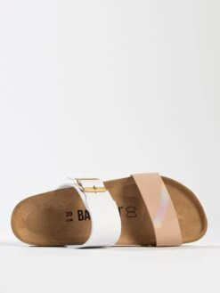 Slippers "Perouse" Lichtroze/wit -Gstar Kleding Winkel backsun slippers perouse lichtroze wit 3