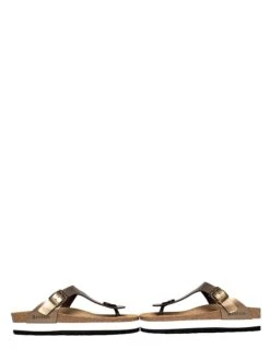 Teenslippers "Alghero" Goudkleurig -Gstar Kleding Winkel backsun teenslippers alghero goudkleurig 7