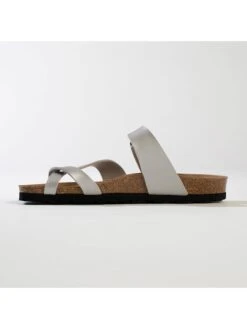 Teenslippers "Barcelone" Zilverkleurig -Gstar Kleding Winkel backsun teenslippers barcelone zilverkleurig 2