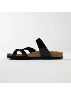 Teenslippers "Barcelone" Zwart -Gstar Kleding Winkel backsun teenslippers barcelone zwart 2