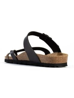 Teenslippers "Barcelone" Zwart/bruin -Gstar Kleding Winkel backsun teenslippers barcelone zwart bruin 3