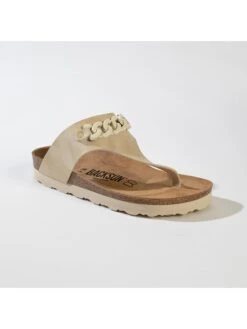 Teenslippers "Carlita" Beige -Gstar Kleding Winkel backsun teenslippers carlita beige 1