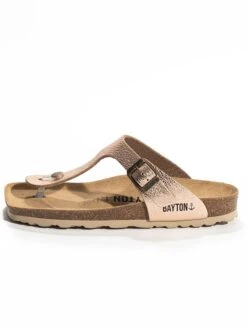 Teenslippers "Cordoba" Goudkleurig -Gstar Kleding Winkel backsun teenslippers cordoba goudkleurig 2