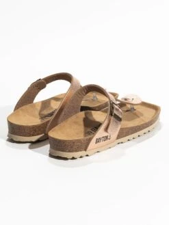 Teenslippers "Cordoba" Goudkleurig -Gstar Kleding Winkel backsun teenslippers cordoba goudkleurig 4