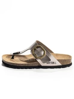 Teenslippers "Mercure" Zilverkleurig -Gstar Kleding Winkel backsun teenslippers mercure zilverkleurig 2