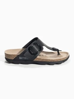 Teenslippers "Mercure" Zwart -Gstar Kleding Winkel backsun teenslippers mercure zwart 2