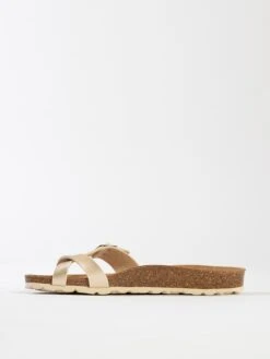 Teenslippers "Miami" Goudkleurig -Gstar Kleding Winkel backsun teenslippers miami goudkleurig 2