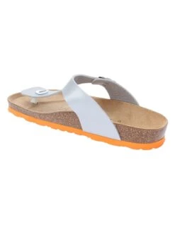 Teenslippers "Singapore" Zilverkleurig -Gstar Kleding Winkel backsun teenslippers singapore zilverkleurig 2