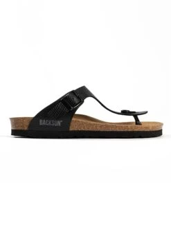 Teenslippers "Singapore" Zwart -Gstar Kleding Winkel backsun teenslippers singapore zwart 1