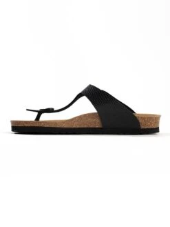 Teenslippers "Singapore" Zwart -Gstar Kleding Winkel backsun teenslippers singapore zwart 2