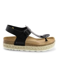 Teenslippers "Teresina" Zwart -Gstar Kleding Winkel backsun teenslippers teresina zwart 1