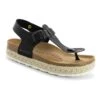 Teenslippers "Teresina" Zwart 2 Teenslippers "Teresina" Zwart -Gstar Kleding Winkel backsun teenslippers teresina zwart