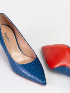 Baldinini Leren Pumps Blauw -Gstar Kleding Winkel baldinini leren pumps blauw 2