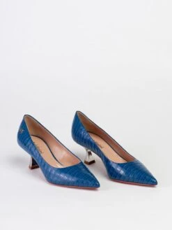 Baldinini Leren Pumps Blauw