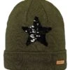 Barts Beanie "Kate" Kaki -Gstar Kleding Winkel barts beanie kate kaki