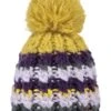 Barts Muts "Feather" Paars/geel/wit -Gstar Kleding Winkel barts muts feather paars geel wit