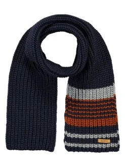 Barts Sjaal "Edin" Donkerblauw - (L)140 X (B)14 Cm