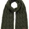 Barts Sjaal "JP Cable" Groen - (L)140 X (B)14 Cm -Gstar Kleding Winkel barts sjaal jp cable groen l 140 x b 14 cm