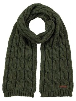 Barts Sjaal "JP Cable" Groen - (L)140 X (B)14 Cm