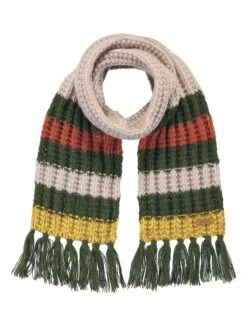 Barts Sjaal "Tops" Kaki/meerkleurig - (L)140 X (B)16 Cm