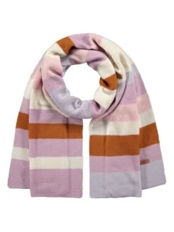 Barts Sjaal "Trory" Lila/crème/oranje - (L)180 X (B)40 Cm