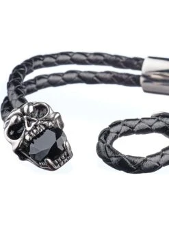 Leren Armband "Michelet" Zwart -Gstar Kleding Winkel bastille baobab leren armband michelet zwart 2