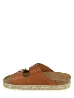 Leren Slippers "Alcee" Bruin -Gstar Kleding Winkel bayton leren slippers alcee bruin 2