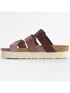 Leren Slippers "Castelo" Paars -Gstar Kleding Winkel bayton leren slippers castelo paars 3