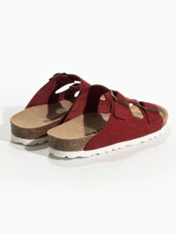Leren Slippers "Tracy" Bordeaux -Gstar Kleding Winkel bayton leren slippers tracy bordeaux 1