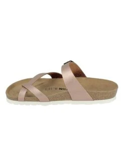 Leren Teenslippers "Diane" Koperkleurig -Gstar Kleding Winkel bayton leren teenslippers diane koperkleurig 2