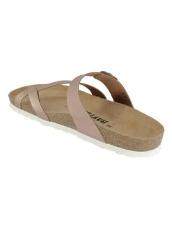Leren Teenslippers "Diane" Koperkleurig -Gstar Kleding Winkel bayton leren teenslippers diane koperkleurig 3