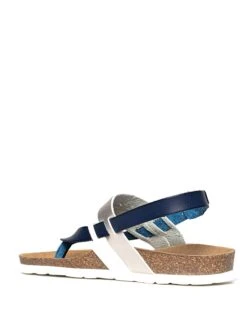 Sandalen "Lajas" Zilverkleurig/donkerblauw/wit -Gstar Kleding Winkel bayton sandalen lajas zilverkleurig donkerblauw wit 2